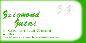 zsigmond gutai business card